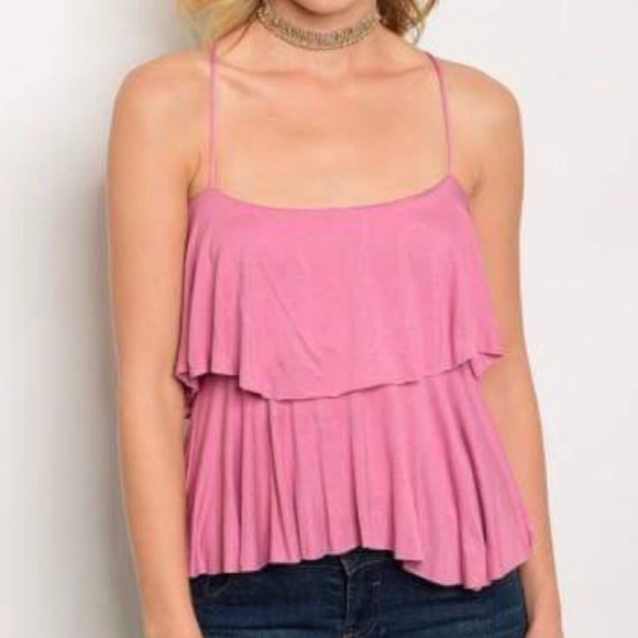 🌸Boho Ruffle Top🌸 - Picture 3 of 3